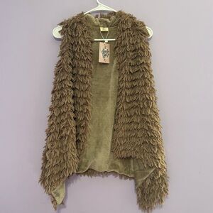 NWT M.L. Kids girls vest size 8